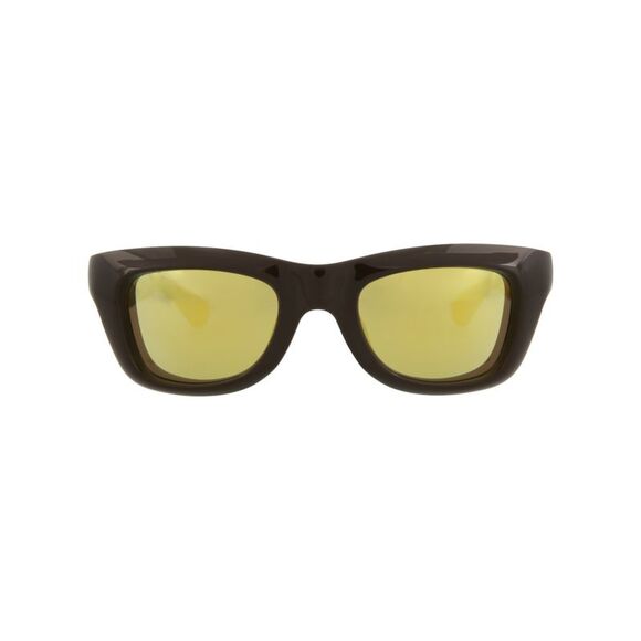 Square-Frame Injection Sunglasses